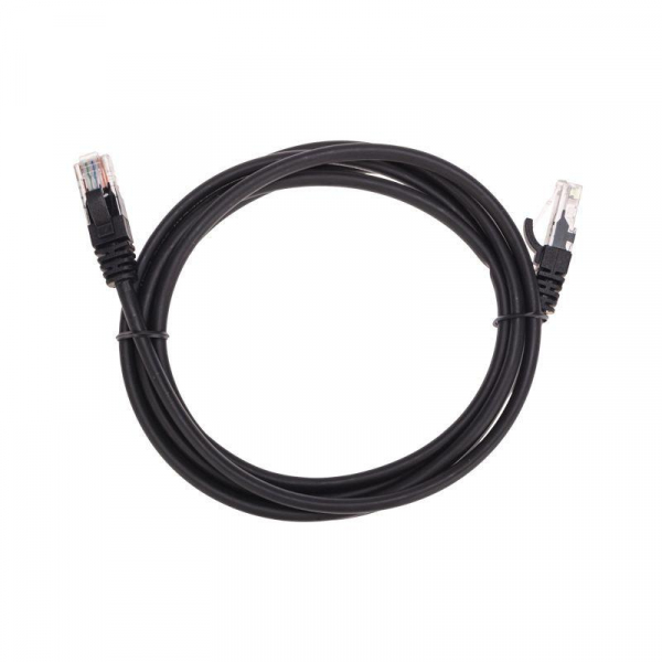 Патч-корд U/UTP CAT 5e RJ45-RJ45 26AWG LSZH черн. 2м Rexant 02-0102-2