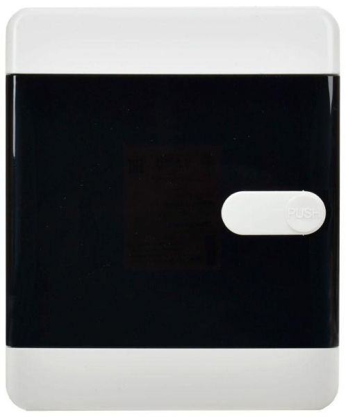 Корпус пластиковый ЩРН-П-4 IP41 черн. прозр. дверь UNION Compact IEK UIC-KP12-N-04-41-K01