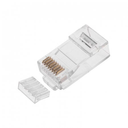 Джек компьютерный RJ45 (8P8C) кат.6 со вставкой Rexant 05-1031