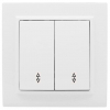 Переключатель проходной 2-кл. СП Минск 10А IP20 бел. Basic EKF ERV10-027-10