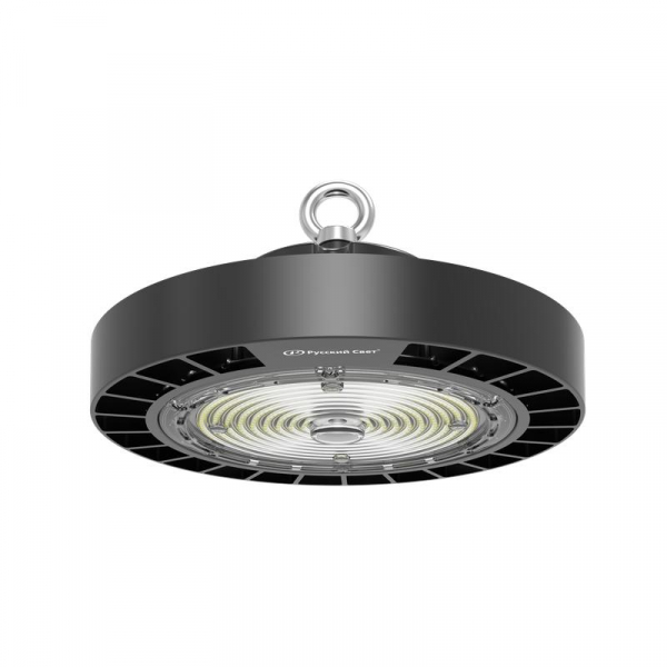 Светильник светодиодный ДСП IB 10 S 150W M 850 BK D298xH112мм 150Вт 5000К IP65 подвес черн. High Bay Русский Свет 16091023048