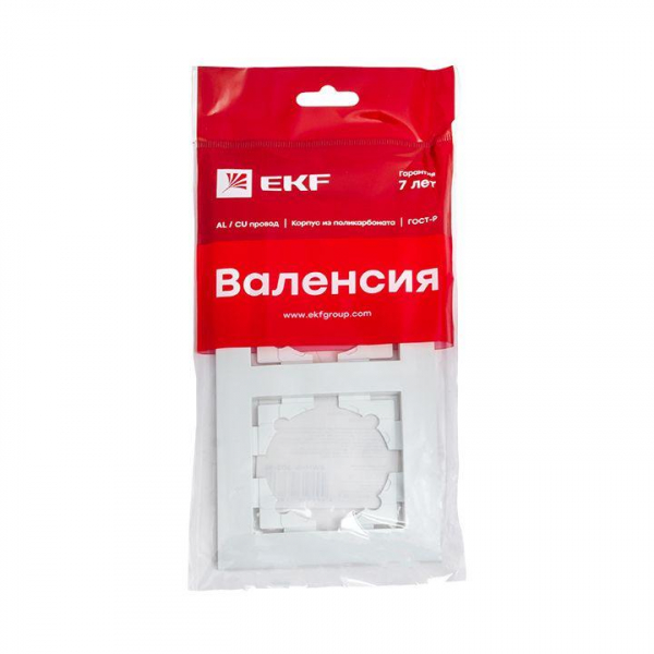 Рамка 2-м Валенсия бел. PROxima EKF EWM-G-302-10