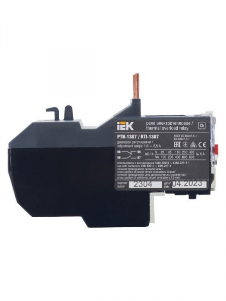 Реле тепл. РТИ 1307 1.6-2.5А IEK DRT10-D016-D025