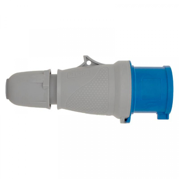 Вилка переносная 023 2Р+РЕ 32А 220В IP44 PROxima EKF ps-023-32-220-PRO